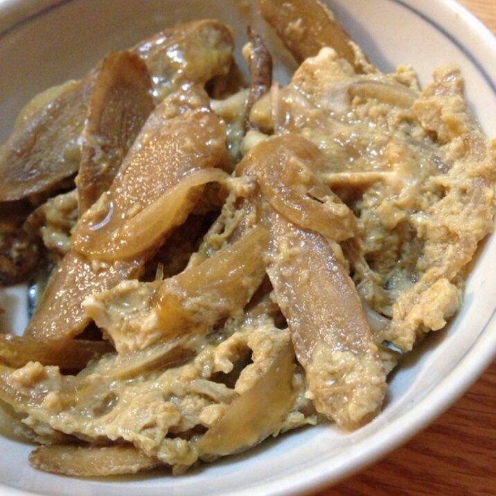 ごぼうと玉ねぎの 卵とじ レシピ 作り方 By あっこサンバ 楽天レシピ